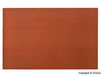 Vollmer G - 48822 - G Mauerplatte Ziegel aus Steinkunst, gealtert, L 53,5 x B 34 cm