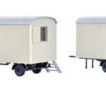 Kibri H0 - 10278 - H0 Bauwagen, 2 Stück - Artikelbild