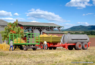 Kibri H0 - 10908 - H0 Landwirtschaftliche Anhänger, 3 Stück - Artikelbild
