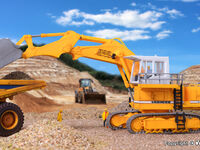 Kibri H0 - 11278 - H0 LIEBHERR R992 Litronic mit Tieflöffel