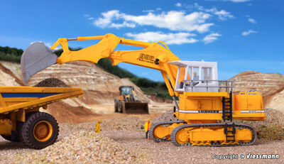 Kibri H0 - 11278 - H0 LIEBHERR R992 Litronic mit Tieflöffel - Artikelbild
