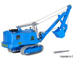 Kibri H0 - 11284 - H0 MENCK Bagger M154 LC mit Tieflöffel - Artikelbild