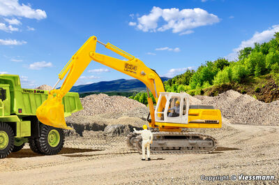 Kibri H0 - 11285 - H0 LIEBHERR R934 Litronic Hydraulikbagger - Artikelbild