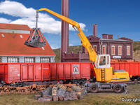 Kibri H0 - 11286 - H0 LIEBHERR R934 Umschlaggerät mit Greifer