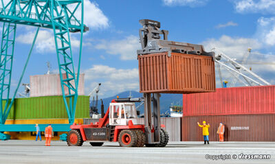 Kibri H0 - 11751 - H0 KALMAR Containerlader - Artikelbild