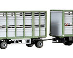 Kibri H0 - 12248 - H0 Viehtransporter mit Anhänger und 12 Kühen - Artikelbild
