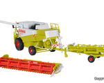 Kibri H0 - 12263 - H0 CLAAS Mähdrescher mit Schneid- und Maisgebiss - Artikelbild