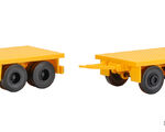 Kibri H0 - 13050 - H0 Gewichtanhänger für Mobilkräne, 2 Stück **Auslauf** - Artikelbild