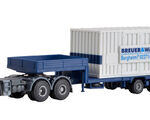 Kibri H0 - 13057 - H0 MB ACTROS Begleittransporter zum LG 1550 BREUER & WASEL **Auslauf** - Artikelbild