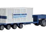 Kibri H0 - 13057 - H0 MB ACTROS Begleittransporter zum LG 1550 BREUER & WASEL **Auslauf** - Artikelbild