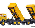 Kibri H0 - 14026 - H0 MB Rundhauber MEILLER Kipperzug - Artikelbild