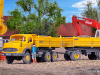 Kibri H0 - 14026 - H0 MB Rundhauber MEILLER Kipperzug