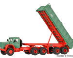 Kibri H0 - 14036 - H0 MAGIRUS DEUTZ mit MEILLER Kippsattelauflieger - Artikelbild