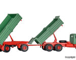 Kibri H0 - 14063 - H0 MAGIRUS DEUTZ 230 D 26 AK mit Kippanhänger - Artikelbild