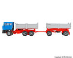 Kibri H0 - 14651 - H0 DAF 3-achs Zugmaschine mit 2-achs Anhänger - Artikelbild