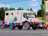 Kibri H0 - 14977 - H0 UNIMOG Wohnmobil UNICAT