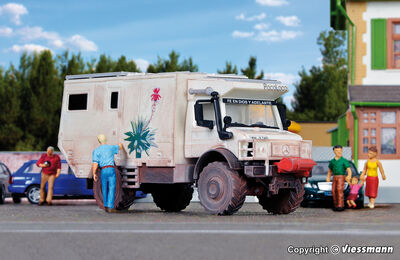 Kibri H0 - 14977 - H0 UNIMOG Wohnmobil UNICAT - Artikelbild