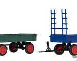 Kibri H0 - 15702 - H0 FENDT Gummiradwagen, 2 Stück - Artikelbild