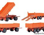 Kibri H0 - 15707 - H0 Kommunalanhänger-Set - Artikelbild