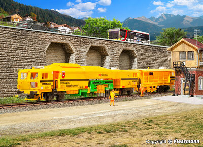 Kibri H0 - 16090 - H0 Dynamic Stopfexpress PLASSER & THEURER - Artikelbild