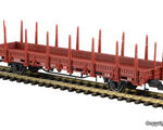 Kibri H0 - 16202 - H0 Niederbordwagen, braun - Artikelbild