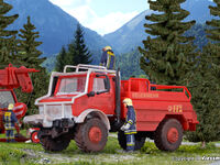 Kibri H0 - 18270 - H0 Feuerwehr UNIMOG Waldbrandlöschfahrzeug