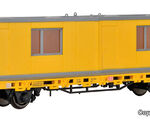 Kibri H0 - 26268 - H0 Niederbordwagen mit 2 Containern GleisBau, Fertigmodell - Artikelbild