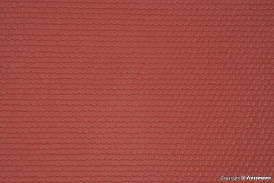 Kibri H0 - 34140 - H0 Biberschwanzdachplatte mit Firstziegel, L ca. 20 x B 12 cm - Artikelbild