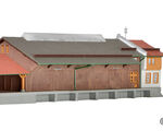 Kibri Z - 36606 - Z Güterhalle mit Überladekran und Rampe - Artikelbild