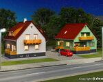 Kibri N - 37040 - N Einfamilienhaus Meisenweg, 2 Stück - Artikelbild