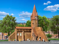 Kibri N - 37109 - N Rundturm mit Mauer in Marktbreit