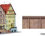 Kibri N - 37110 - N Haus auf der Mauer Schwäbisch Hall, 2 Stück - Artikelbild