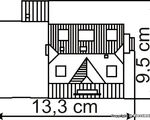 Kibri N - 37114 - N Gasthaus zur Eisenbahn mit Biergarten - Artikelbild
