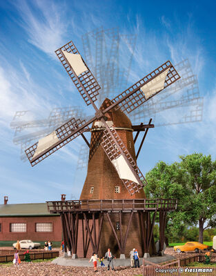 Kibri N - 37302 - N Windmühle mit Antrieb, Funktionsbausatz - Artikelbild