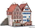 Kibri N - 37368 - N Fachwerkhaus an der Stadtmauer, 2 Stück - Artikelbild