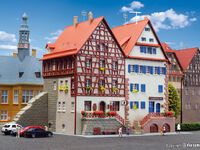 Kibri N - 37368 - N Fachwerkhaus an der Stadtmauer, 2 Stück