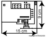 Kibri N - 37469 - N Verkaufsbüro MIRO mit Abfüllanlage **Auslauf** - Artikelbild