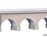 Kibri N - 37660 - N/Z Erzberg-Brücke mit Eisbrecherpfeilern, eingleisig - Artikelbild