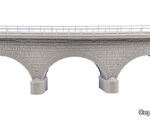 Kibri N - 37662 - N/Z Wildeck-Brücke mit Eisbrecherpfeilern, gebogen, eingleisig - Artikelbild