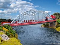 Kibri N - 37669 - N/Z Weser-Brücke, ein-/zweigleisig