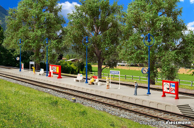 Kibri N - 37752 - N Bahnsteig Sommerrain - Artikelbild