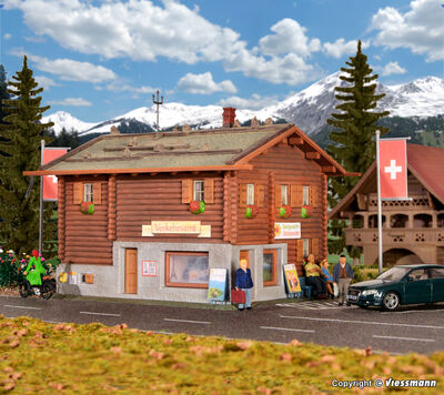 Kibri H0 - 38021 - H0 Verkehrsamt in Davos - Artikelbild