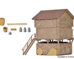 Kibri H0 - 38035 - H0 Stall und Stadel - Artikelbild
