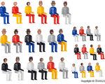Kibri H0 - 38114 - H0 Deko-Set Sitzende Figuren - Artikelbild