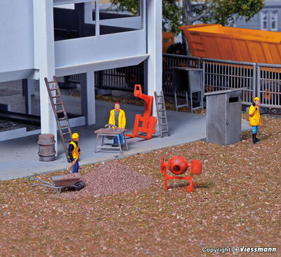 Kibri H0 - 38140 - H0 Deko-Set Baustellenzubehör - Artikelbild