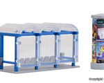 Kibri H0 - 38142 - H0 Deko-Set Bushaltestelle - Artikelbild