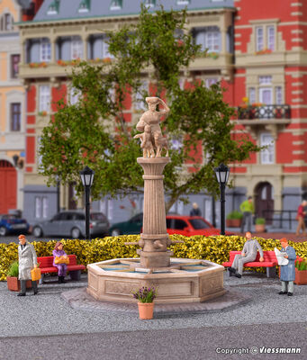 Kibri H0 - 38151 - H0 Deko-Set Brunnen - Artikelbild