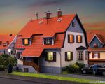Kibri H0 - 38162 - H0 Wohnhaus mit Erker - Artikelbild