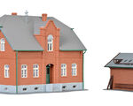 Kibri H0 - 38188 - H0 Siedlungshaus Oberhausen mit Nebengebäude - Artikelbild