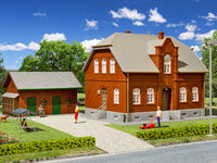 Kibri H0 - 38188 - H0 Siedlungshaus Oberhausen mit Nebengebäude